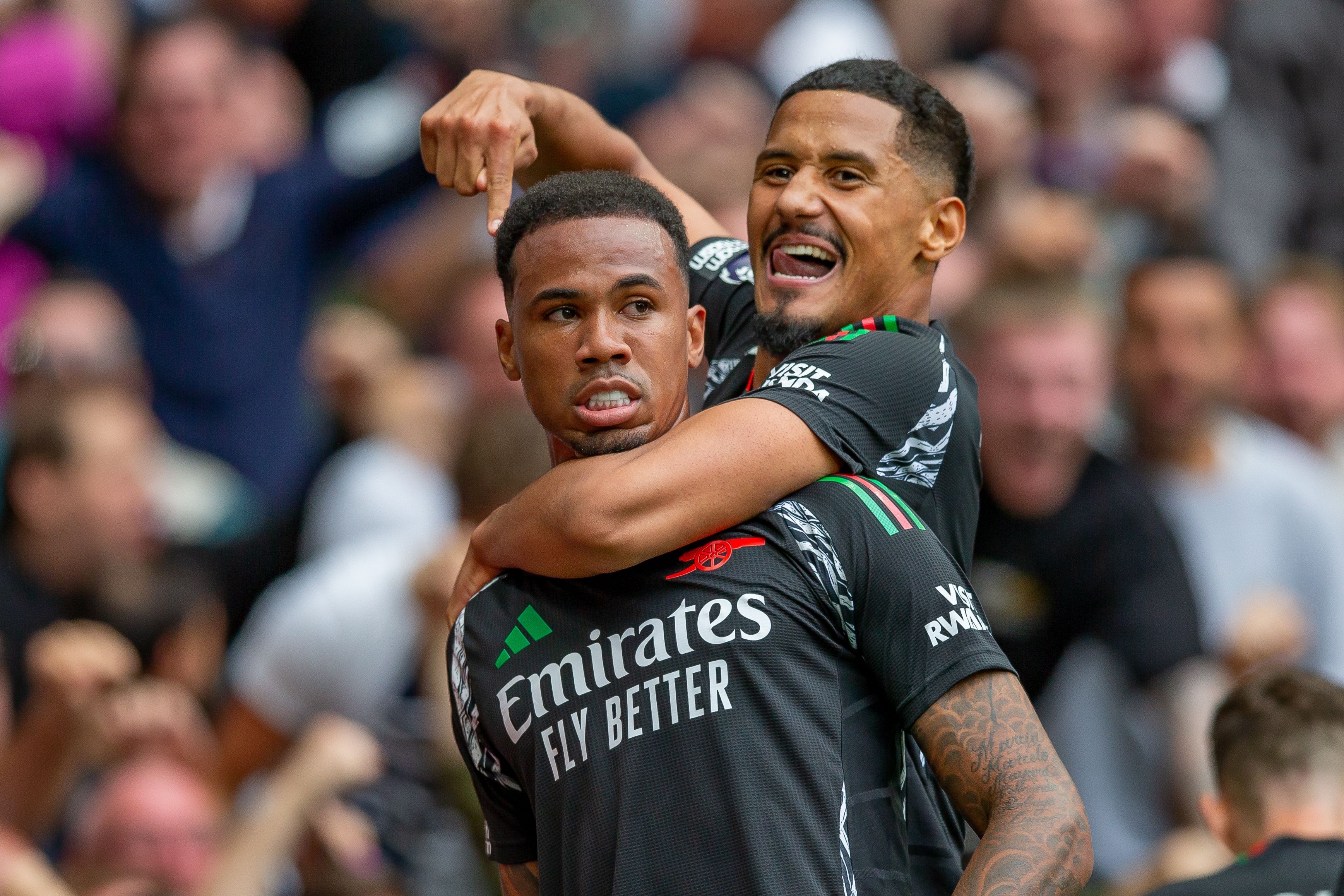 乐鱼电竞-邮报：萨利巴与加布已成为欧洲最全能中卫组合，是阿森纳冲冠基石